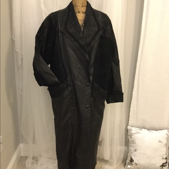 Wilsons Leather Jackets & Blazers - Wilson’s Leather VINTAGE 80s duster trench coat